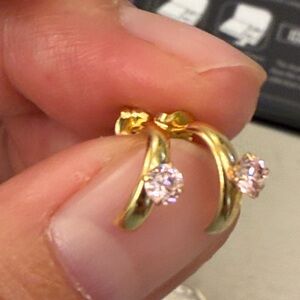 18k Solid Japan Gold with Gemstones (PRICE FIRM)